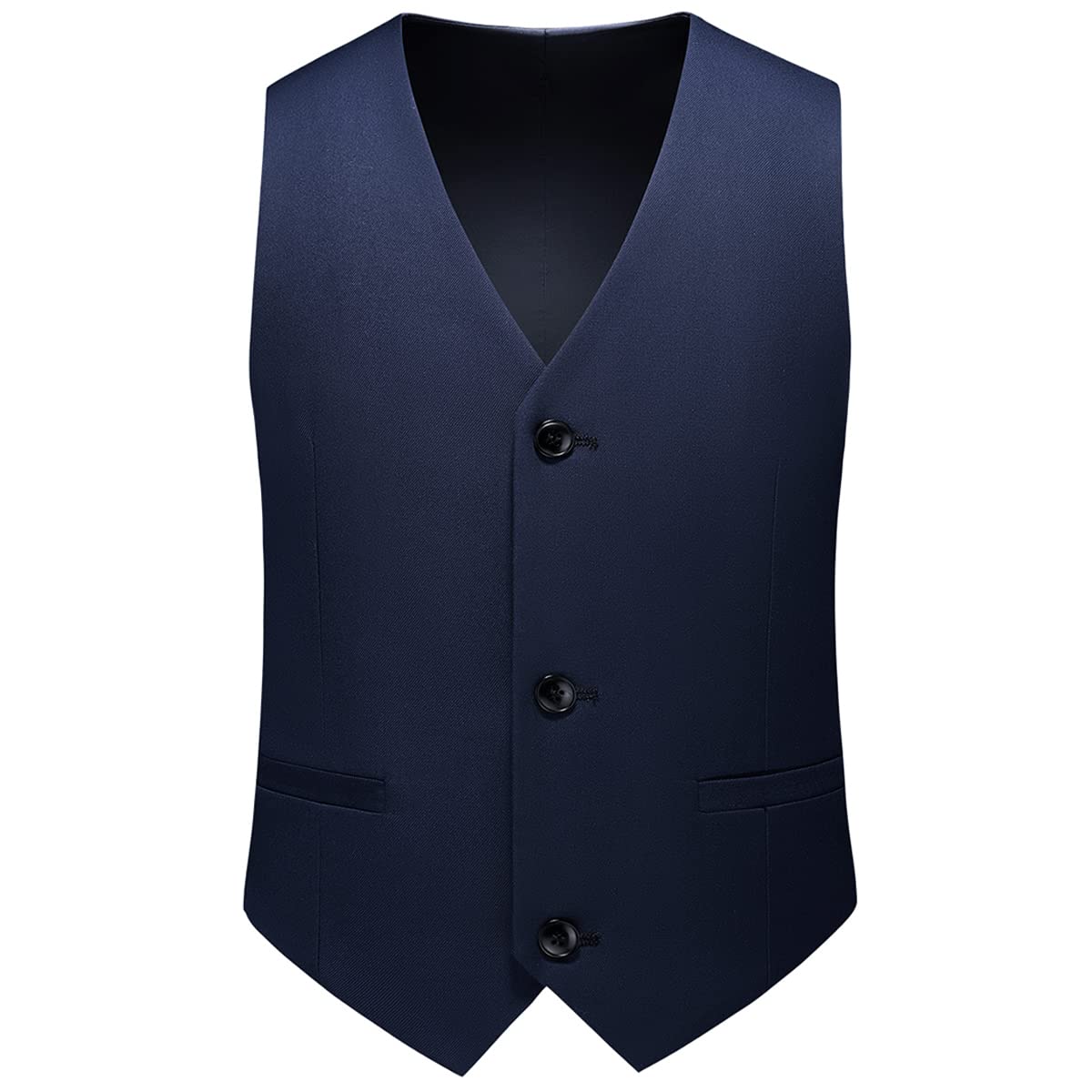 KUDORO Jungen Anzug 3 Teilig Klassisch Slim Fit Blazer Weste Hose