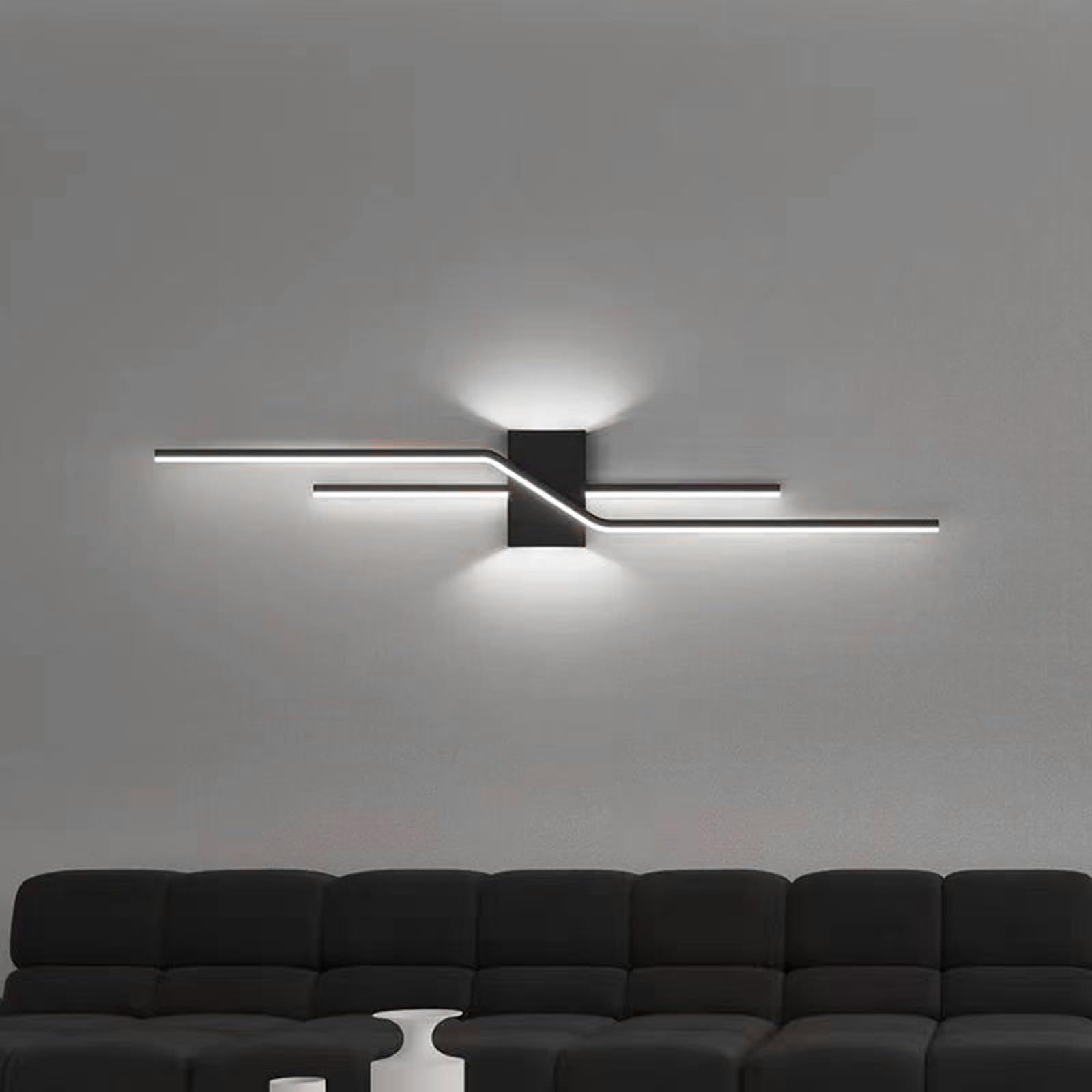 Iluminación de pared creativa LED para renovar pasillos oscuros con luz blanca de diseño 8