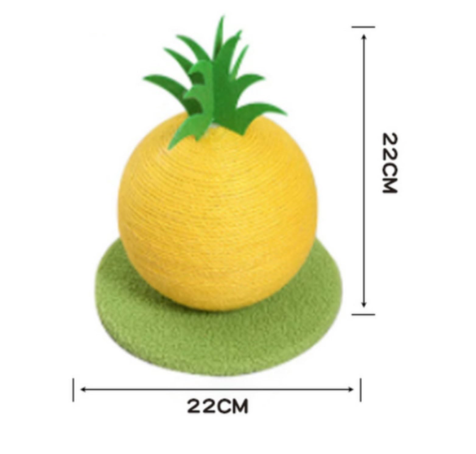 Tiragraffi Per Gatti Tiragraffi Cartone Tiragraffi For Gatti Tiragraffi For Gatti Verticale A Forma Di Frutta Tiragraffi For Gatti For Palla Tiragraffi For Gatti Da Interno Tiragraffi Divano(Yellow)