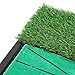 EVTSCAN Golf Hitting Training Mat Anti Slip Swing Practice Rug with Fake Grass for Home Office Outdoor Daily Training