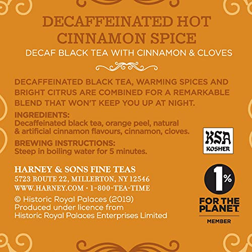 Harney & Sons Harney And Sons Decaf Hot Cinnamon Spice 30 Sachet Tin thumb #1