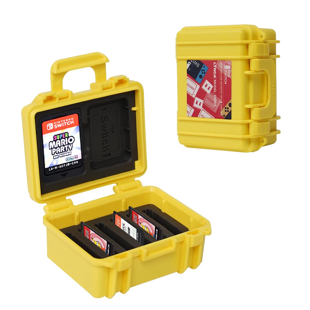 LYNCA Switch Game Card Case Compatible with N Swith Games, Protective Switch Game Cartridges Holder Carrying Storage Box, Portable Game Card Holder Case 8 Cartridge Slots for Nino Switch