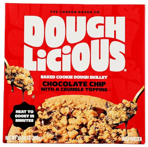 DOUGHLICIOUS Chocolate Chip with Crumble Baked Cookie Dough Skillet 10.58 OZ