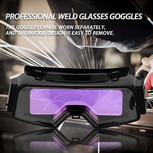 PRATYAHARA 1 Piece Automatic Darkening Welding Glasses Mask Welding Cap Professional Weld Glasses Goggles for TIG MIG - Image 4