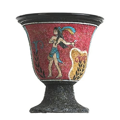 Pythagoras Tasse der Gerechtigkeit Pythagoras Fair Tasse Antike griechische Minoan Fresco Prince of Lilies Wandbild Cover