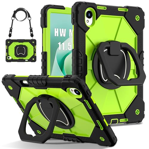Coque Huawei MatePad 11.5S évite les bris d'écran avec sa béquille noir