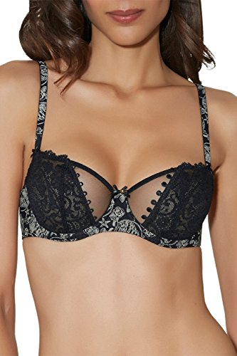 Aubade Sujetador para Mujer - modelo: La Belle Corsaire Negro 90D