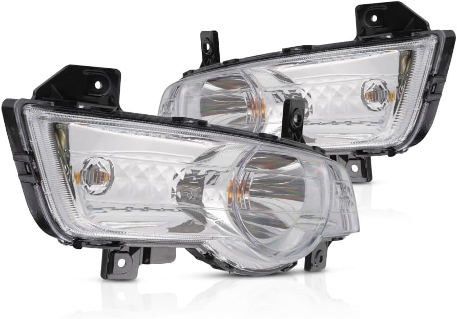 CarLights360: For Chevy Traverse Signal/Corner Light 2009 10 11 2012 Pair Driver and Passenger Side Front w/Bulbs DOT Certified Replaces GM2520194 + GM2521194