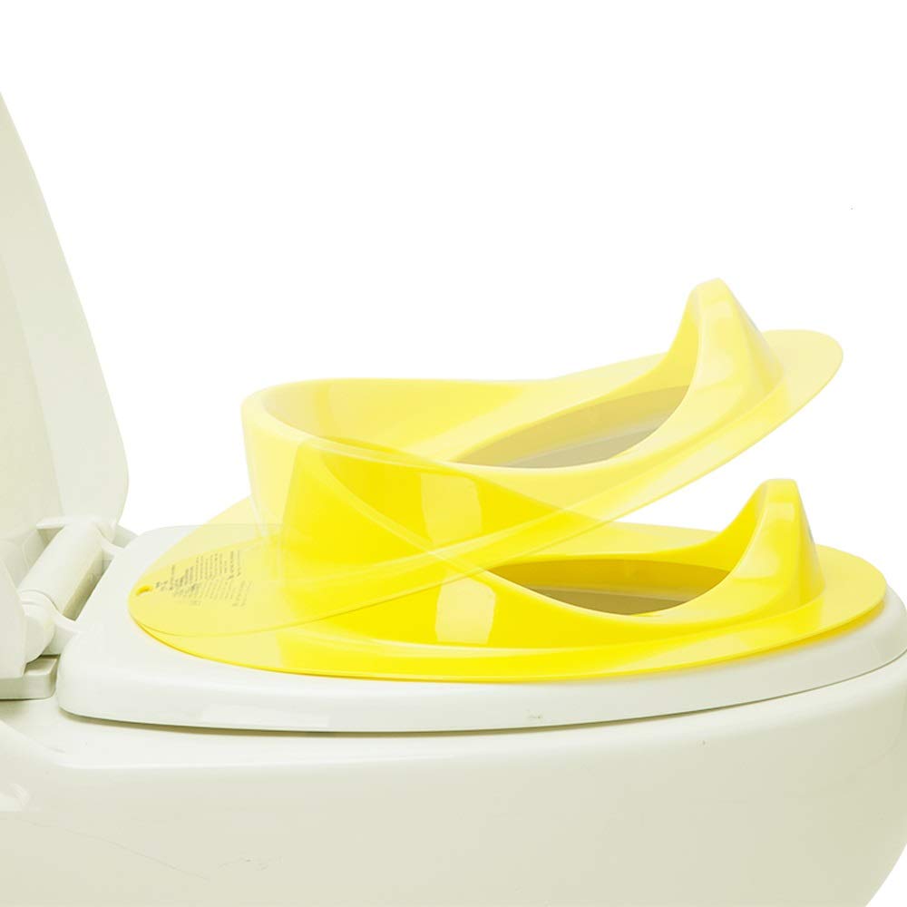 Vaschette per WC in plastica per bambini Vasino per bambini Sedile sicuro per Grils Boy Trainers Comodo anello per WC portatile Vasino per neonati(3-Pack)
