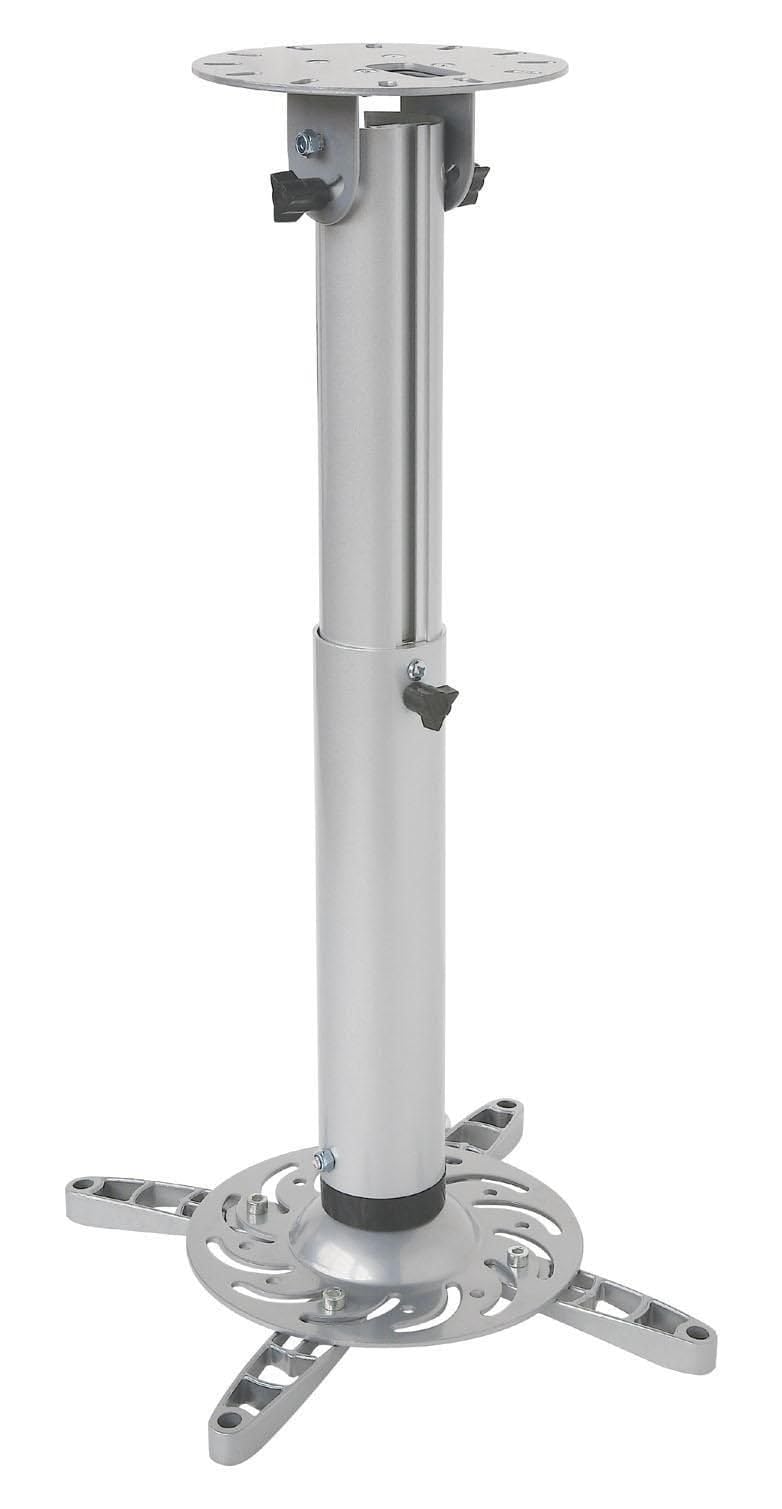 Techly ICA-PM-104M montaje para projector Techo Plata - Soporte (Techo, 15 kg, 500 cm, 770 cm, 77 cm, Plata)
