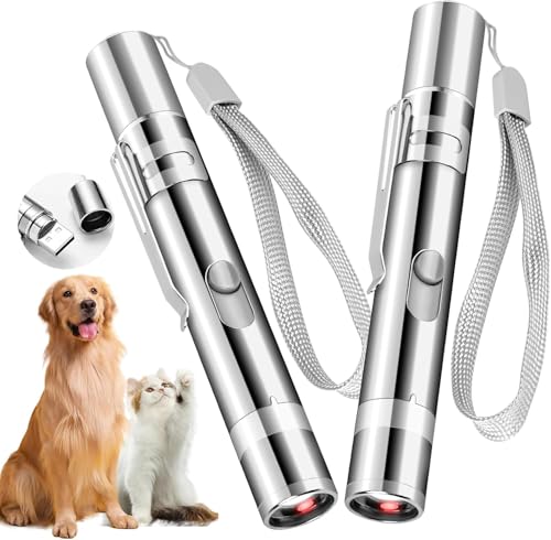 Cat light laser pointer and chaser Toy with Multiple Patterns Interactive USB Rechargeable Engaging Light Shapes Keeps Pets Active & Curious