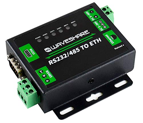 Industrial Rs232/Rs485 To Ethernet Converter Adapter Dual Serial Ports Allow Bi-Directional Transparent Data Transmission Between Rs232/Rs485 And Rj45 Port Ethernet M4 Series 32-Bit Arm Processor #TOP1