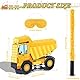 Bau Muldenkipper Pinata Bundle Bau Pinata mit Augenbinde und Stab Bauen Themen Party Zubehör Traktor Bagger Pinatas für Jungen Kinder Bau Geburtstag Party Dekorationen