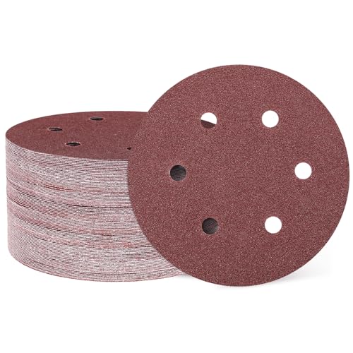Disques de ponçage 150 mm grain 40 pour décaper la rouille et enlever la vieille peinture