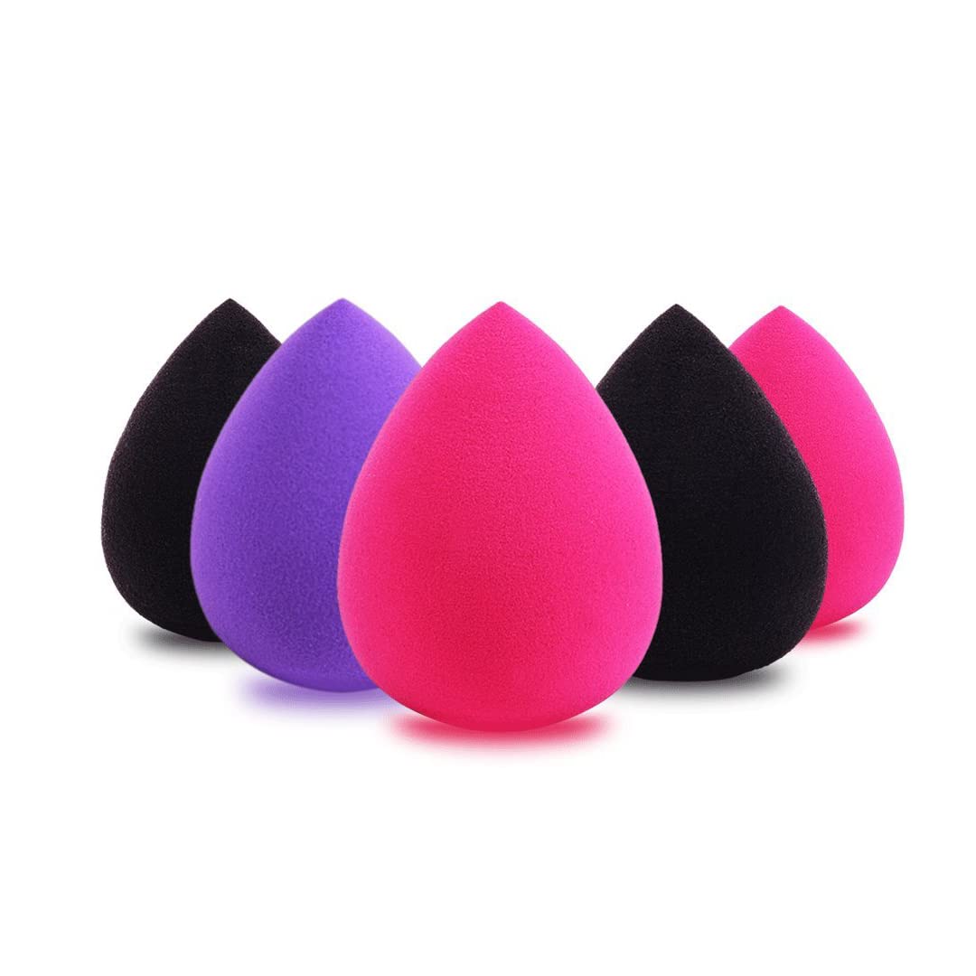 KULIA Makeup Puff Cosmetics Sponge Beauty Blender Spugna struccante per Creme Foundation Sponge Makeup Powder Puffs Beauty Sponge Set di 5 Regalo per lei