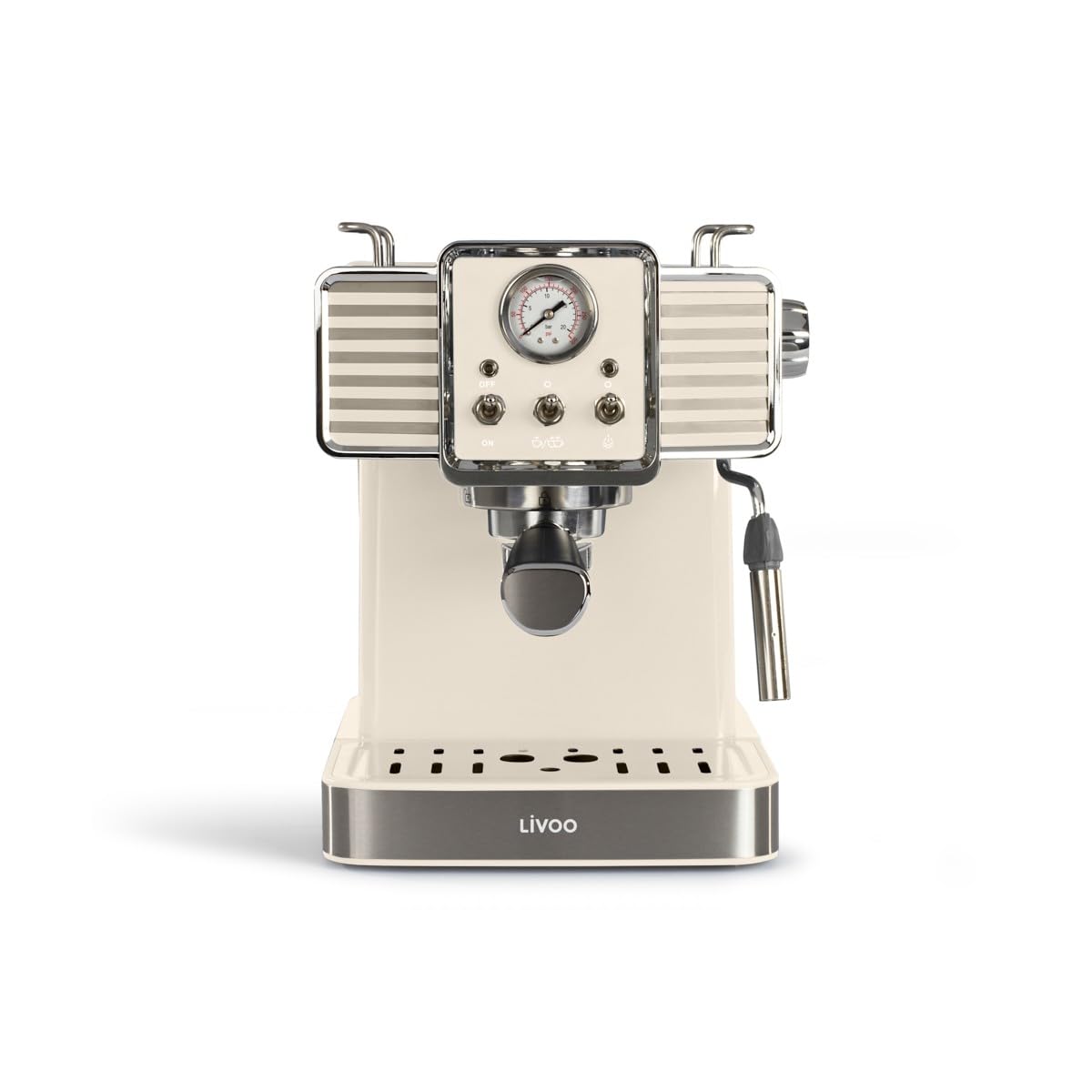 Livoo – Macchina da caffè espresso DOD174C – 15bar, caffè macinato e cialde ESE, 1,5L, 1350W