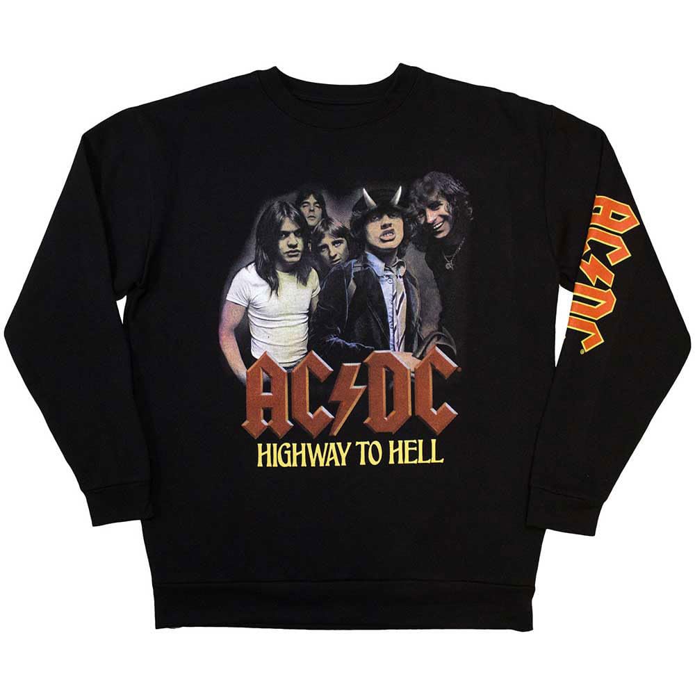 Rock Off officially licensed products AC/DC Highway To Hell Sweatshirt M Black