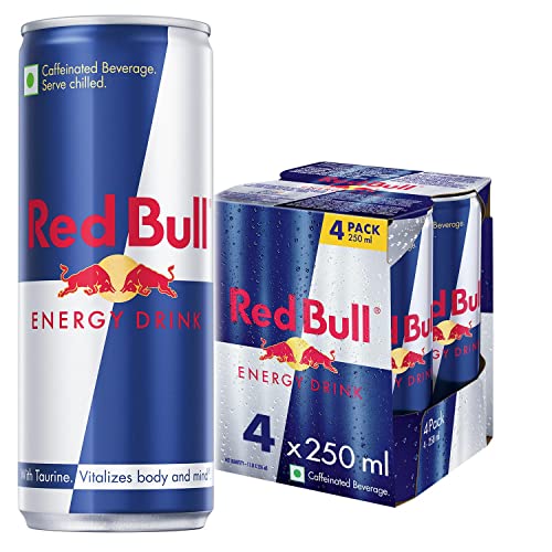 Image of Red Bull Energy Drink, 250 ml, Pack of 4