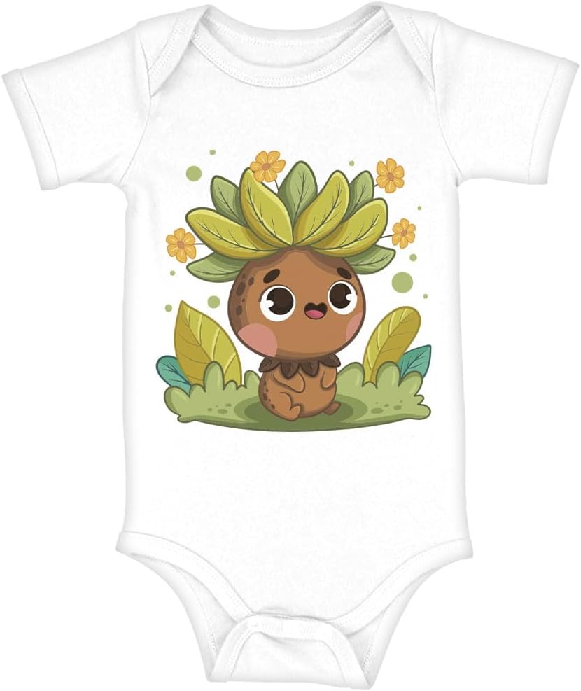 Cartoon Print Baby Onesie - Funny Gifts - Great Gifts