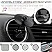 Car Cymbal Air Vent, Mini Car Crash Cymbals, Drum Cymbal For Music Lovers for Enhance Driving Pleasure, for Most Vehicles, 360° Rotation (Black)