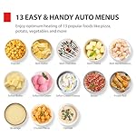 TOSHIBA ML4-EM12PA(BS) Countertop Microwave Oven with Stylish Design As Kitchen Essentials, Smart Sensor, 13 Auto Menus&Mute Function, 1.2 Cu Ft with 12.4" Turntable, 1000W, Black Stainless Steel - Image 4