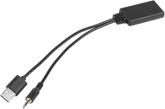 Car Wireless Bluetooth Module Music Adapter Auxiliary Receiver Aux Audio Usb 3.5Mm Socket For E90 E91 E92 E93
