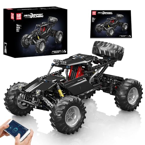 Mould King 18038 �r�b�O�t�[�g�N���C�~���O�J�[�r���f�B���O�L�b�g�A�����[�g�R���g���[���o�M�[�I�t���[�h���[�V���O�J�[��������r���f�B���O�u���b�N�Z�b�g�A�q��/��l�̂��߂�STEM�r���f�B���O��������i1016+ ���j