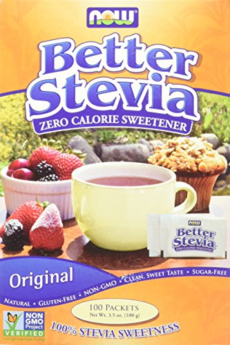 Stevia Extract Packets by Now Foods 100 Packets