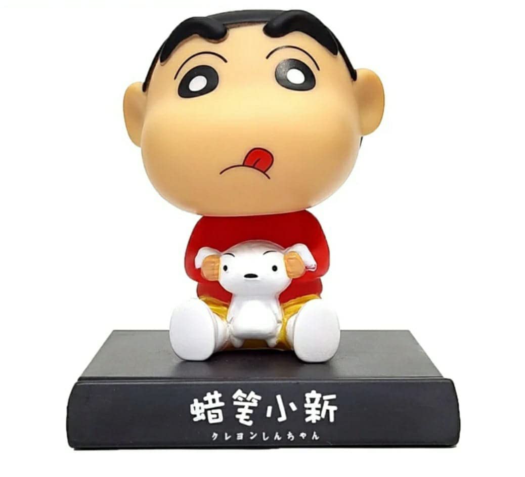 Recanow Toy Shinchan Bobble Head for Car Dashboard with Mobile Holder Action Figure Toys Collectible Bobblehead Showpiece for Office Desk Table Toy for Kids and Adults (B0BJPHRCQW) Amazon Price History, Amazon Price Tracker