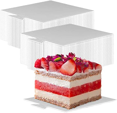 Sourcing Map 200pcs Mini Cake Boards, Mousse Cake Cardboards Square Cake Bases Plates Cupcake Dessert Displays Base Tray For Cupcakes, Cakes - View #5