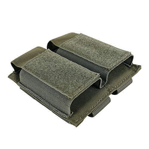 Excellent Elite Spanker Tactical Open Top Double/Triple Pistol Mag Pouch For Glock M1911 92F Magazines 40Mm Grenade(Ranger Green) #TOP2