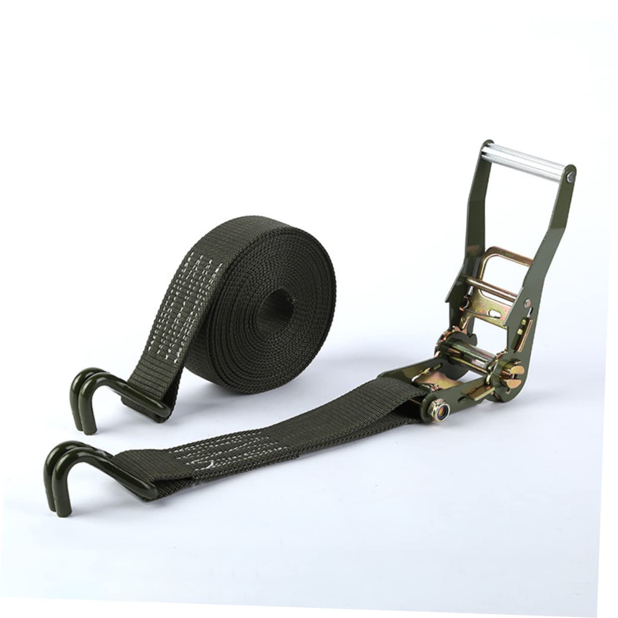 Artibetter Spanngurte mit Haken 6m lang LKW Spanngurte aus Metall und Polyester mit Starker Ratschfunktion für Motorrad und ATV Ladungssicherung