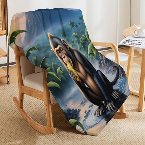 Manta ligera de forro polar con estampado mullido para cama 5