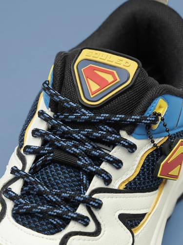 Image of The Souled Store Flash : Scarlet Speedster Men and Boys Lace Up Low Top Stylish Sneakers with Flexibility & Comfort