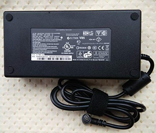 Original OEM 19.5V 9.2A AC Adapter for Delta MSI GT60 GT70,ADP-180NB BC Laptop（This Model is 5.52.5mm Small tip Without Inside pin,not 7.45.0 Big tip with a Inside pin
