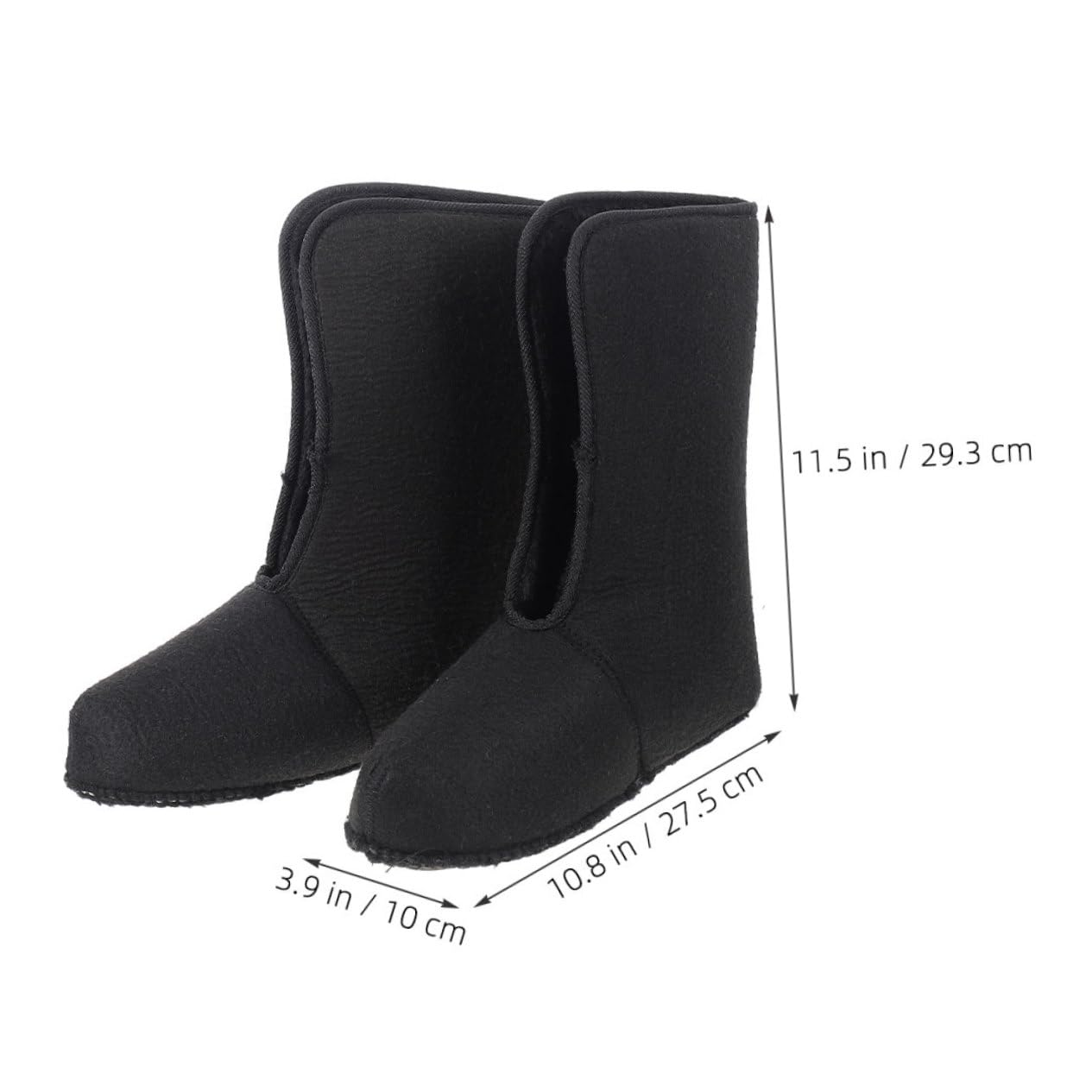 Hemoton Men's Snow Socks Winter Insulated Boot Covers Waterproof Liners for Outdoor Activities Comfortable Hiking Gear