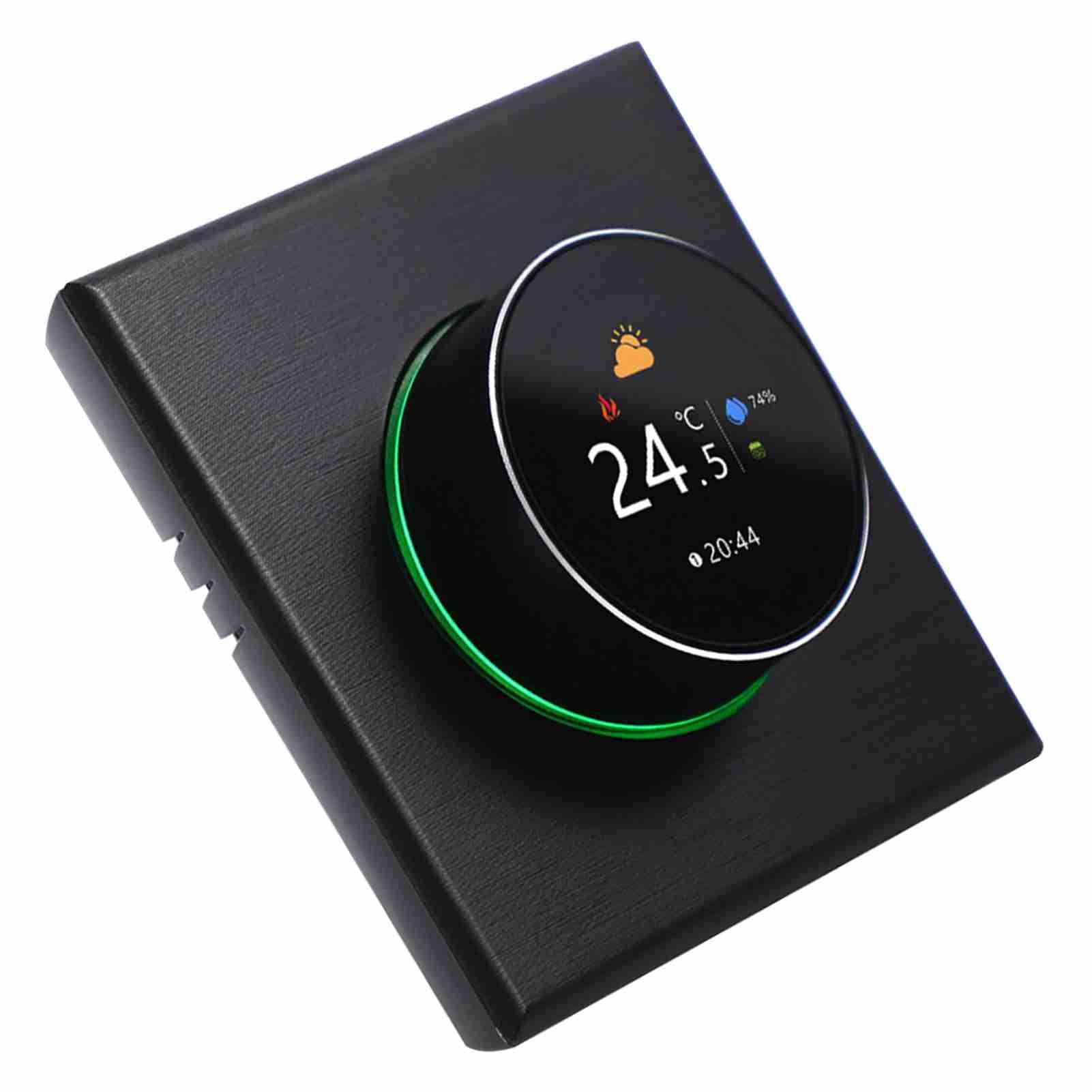 inteligentne termostaty, HUIOP Inteligentny termostat WiFi Kontroler temperatury Tygodniowy programowalny przycisk / aplikacja mobilna/sterowanie głosowe kompatybilne z / Home, dla c