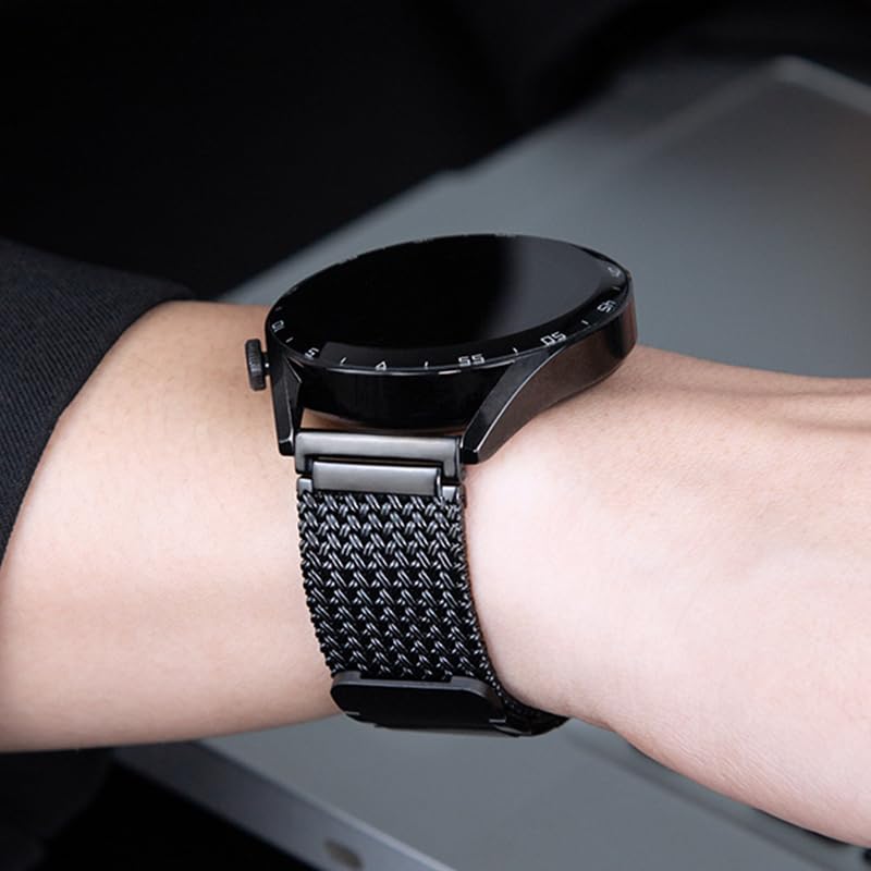 Bande magnétique de 22 mm pour la Montre GT 4 3 Pro 46mm 2e Bracelet en Acier Inoxydable Ultime