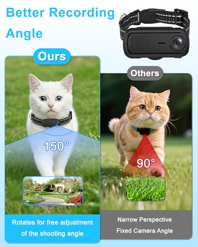 Cat Camera Collar with Phone APP & 1080P HD Video Record,XS-Size Pet POV Cam for Cats & Small Dogs,Mini Small Sports Video Cameras for Pets(Included 8GB SD Card),Pet Supplies Gift for Pet Owners - Image 5