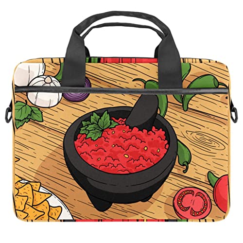Sac à bandoulière pour ordinateur portable 13-14.5 pouces multicolore Molcajete