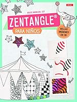 Zentangle para niños: Bellas imágenes en 3D 8498745330 Book Cover