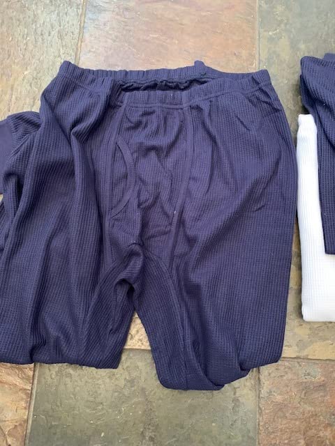 Mens Thermal Long John Pants - Thermal Bottom Base Layer For Tshirts & Jackets - Lightweight Thermal Underwear Mens - Sizes Up To 3X- Pack Of 3