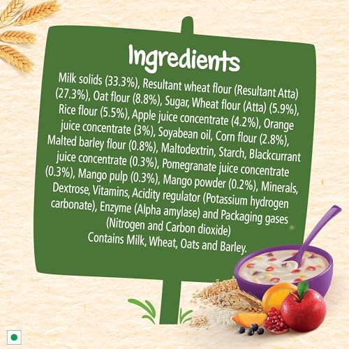 Nestle Cerelac Baby Cereal with Milk , 5 Grains & Fruits ,Stage 5, From 18 to 24 Months , Source of Iron & Protein , 300g - Image 4