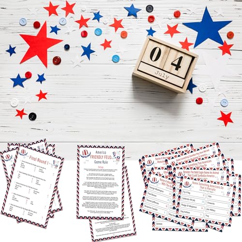 Juego de mesa UHADRE 4th of July Family Feud miniatura 3