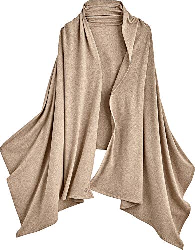 Preisvergleich Produktbild Coolibar Sanibel Damen Strandtuch, LSF 50+, Sonnenschutz - Braun - Einheitsgröße