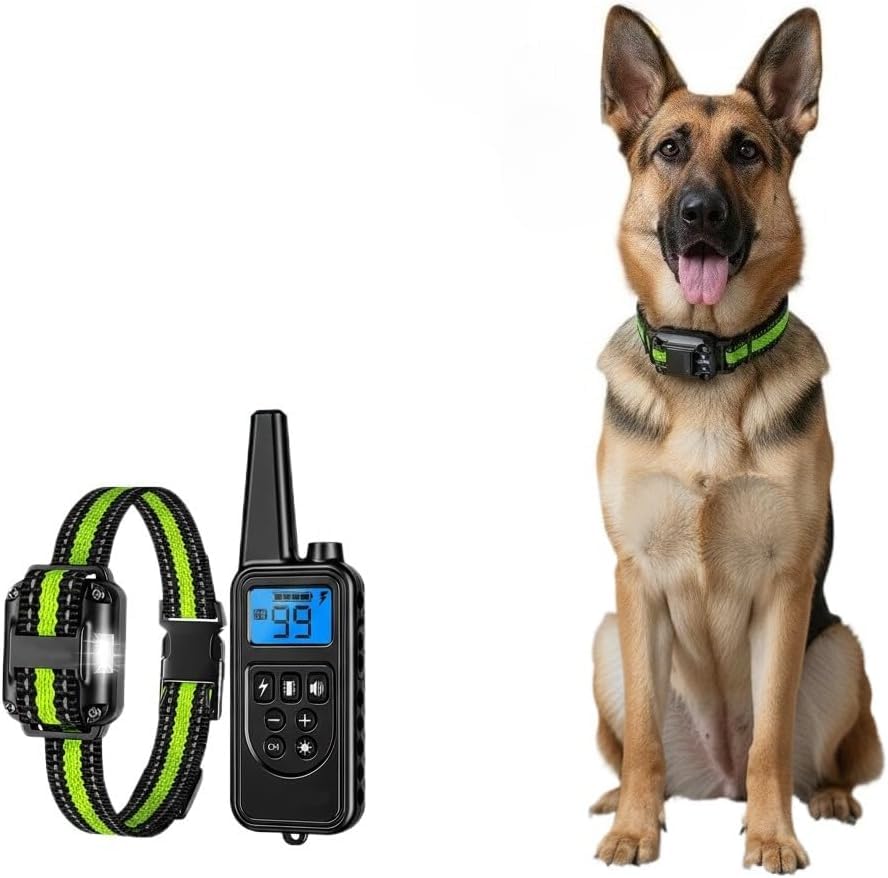 Reaktion Führungs-Kragen Antibellhalsband für Hunde mit 3 Modi, Einstellbarer Hund Maulkorb...