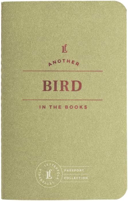 Letterfolk Bird Passport Journal — Pocket-sized Birding Book (3.5" W x 5.5")