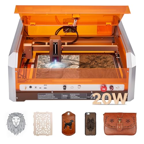 VEVOR Laser Engraver, 20W, Laser Engraving and Cutting Machine with...