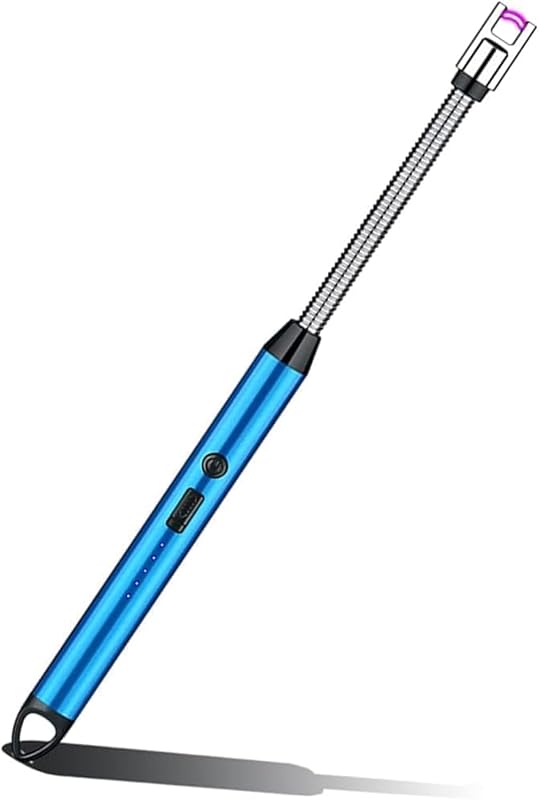 McFarlane USB Electric Rechargeable Lighter with LED Indicator, 360° Long Flameless for Candle, Aromatherapy, Camping, BBQ - Pack of 1 (Hero Costume) 7 Inch (May Vary)