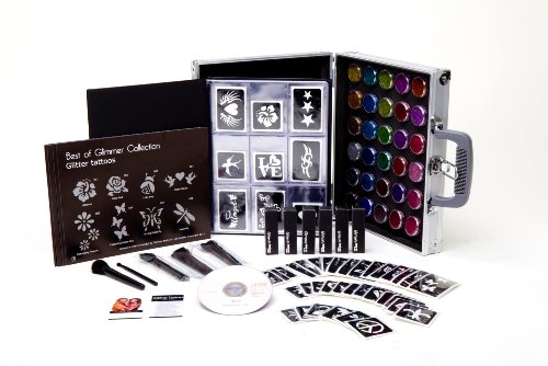 Glimmer Body Art Professional Glitter Tattoo Artist Kit